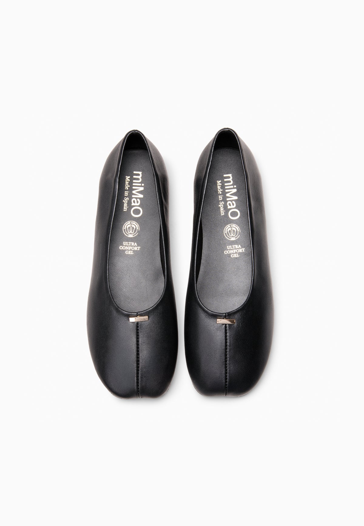 CALA - Bailarinas Baresoft de piel NEGRO