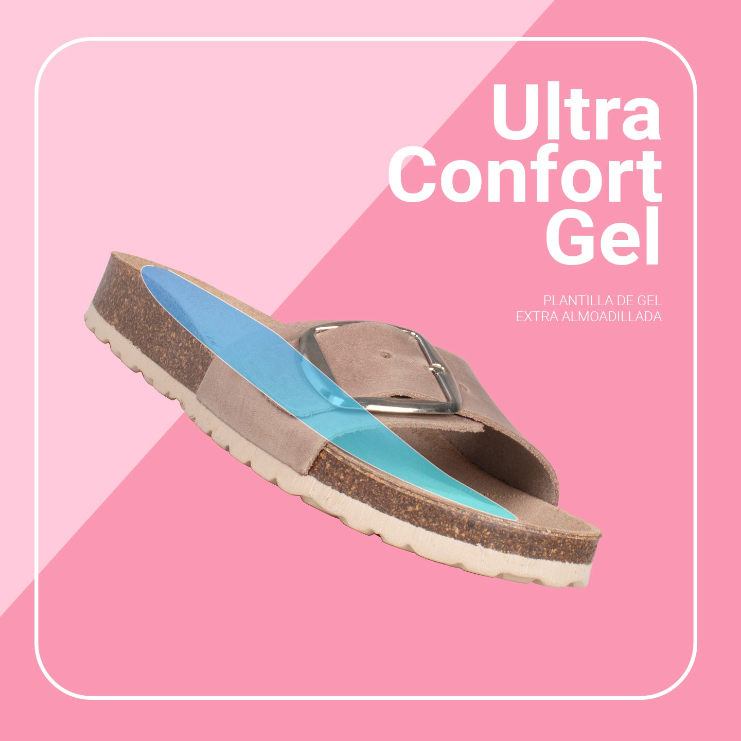 CLAVEL – Sandalias planas de mujer FUCSIA