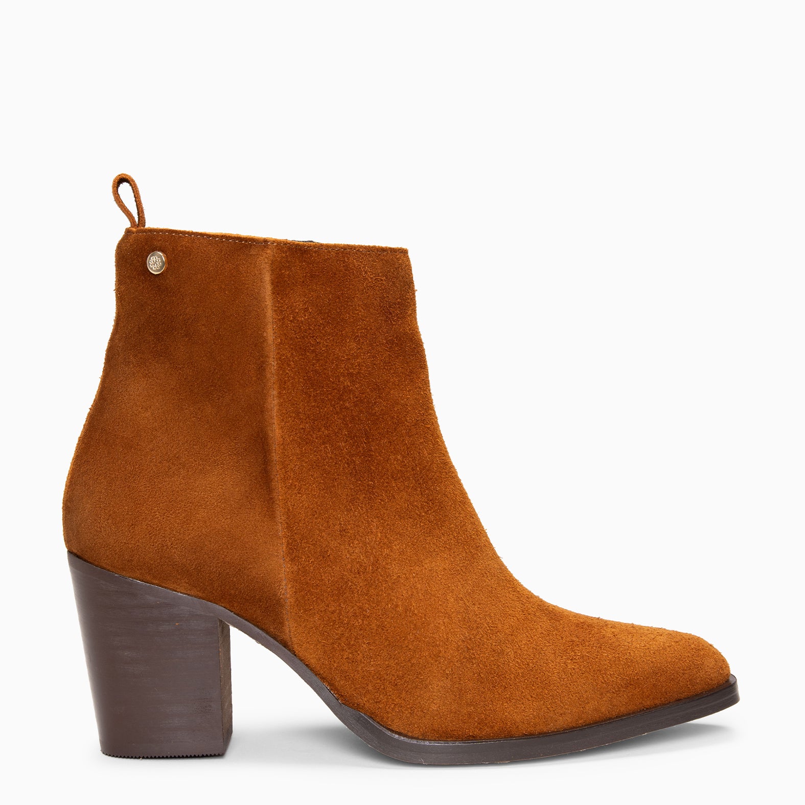 OLSEN – Botines de tacón ancho CUERO - miMaO ®