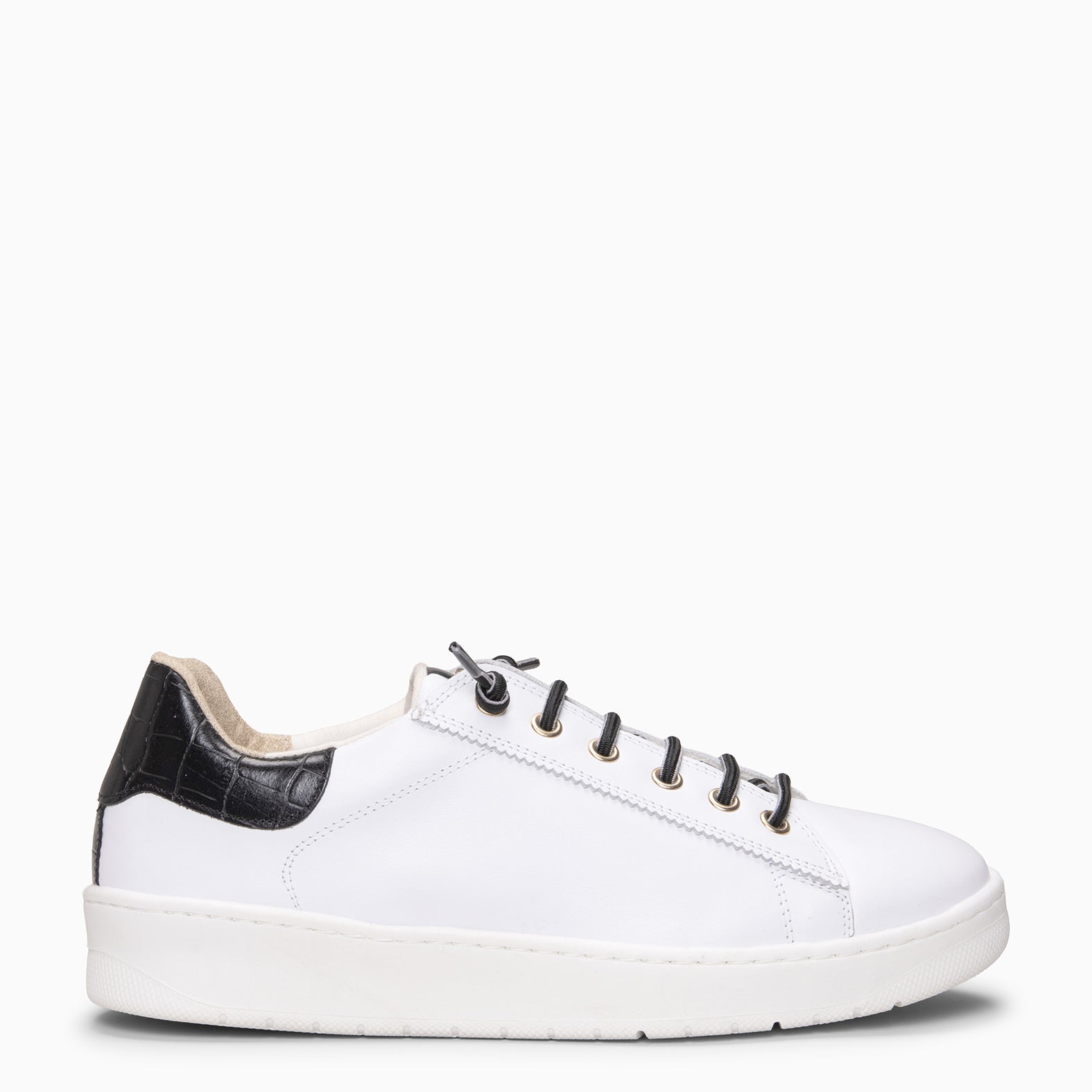NANTES - Zapatillas Elegantes BLANCO NEGRO - miMaO ®