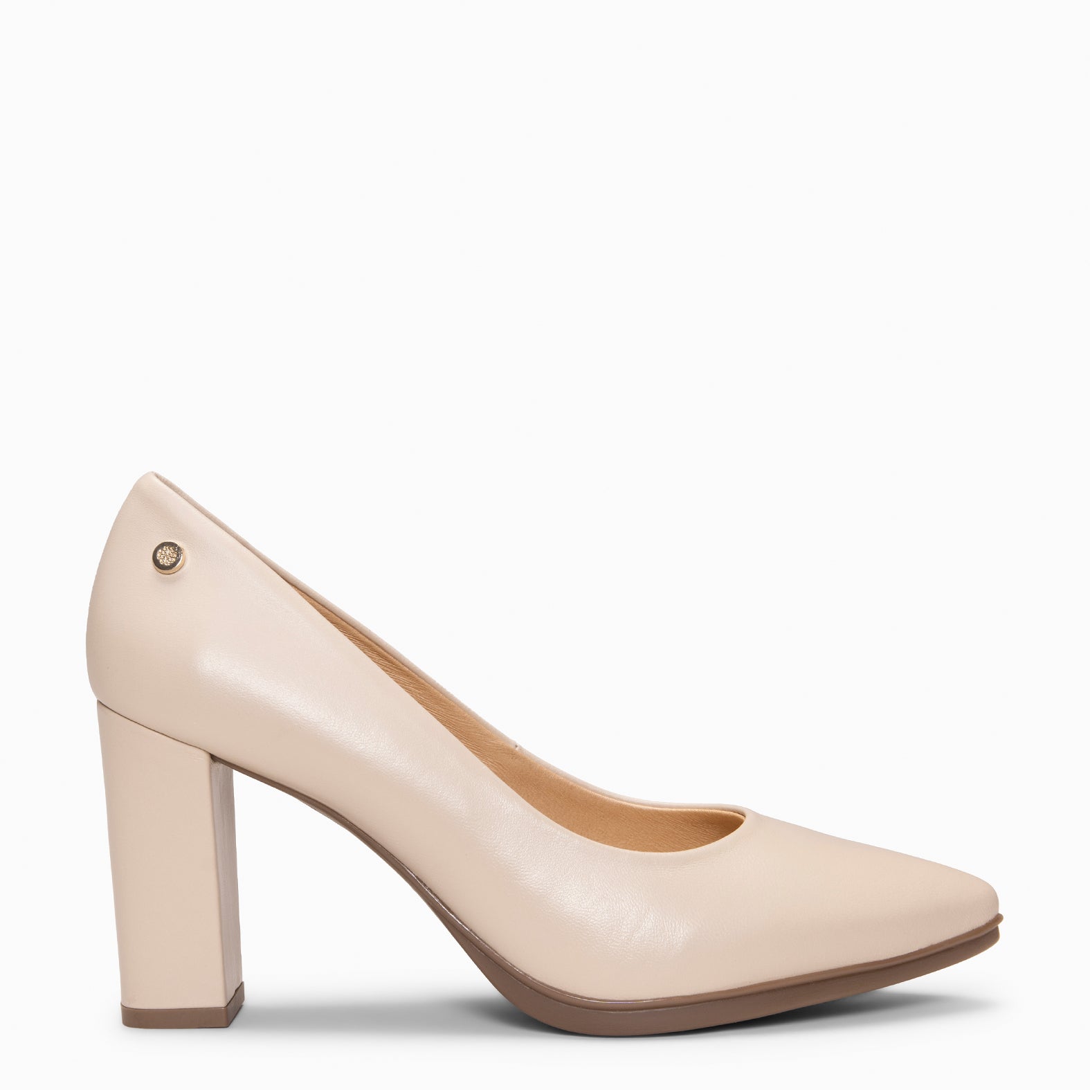URBAN SALÓN - Zapatos de tacón alto de napa BEIGE - miMaO ®