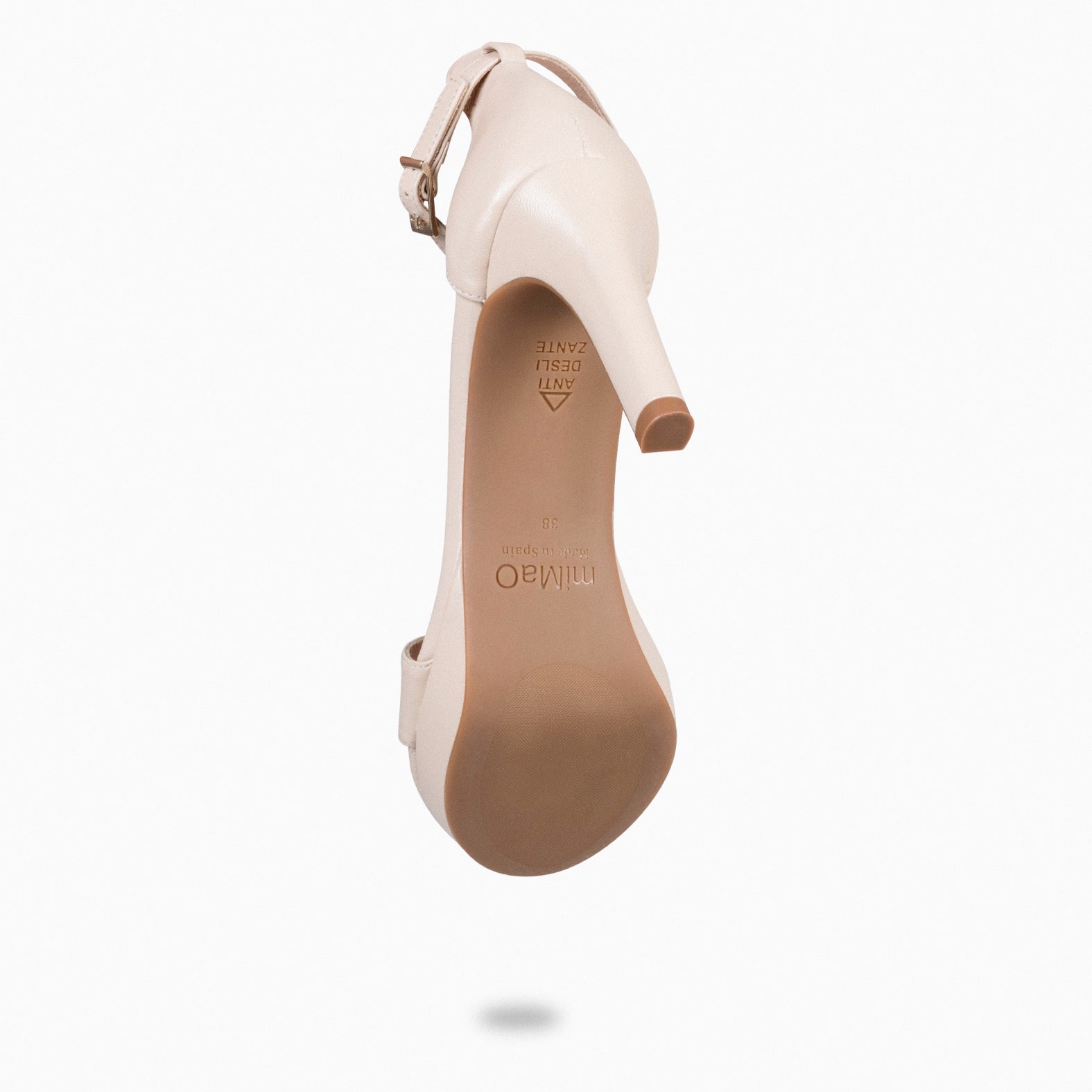 FIESTA - Sandalias de tacón alto y plataforma ALMOND - miMaO ®