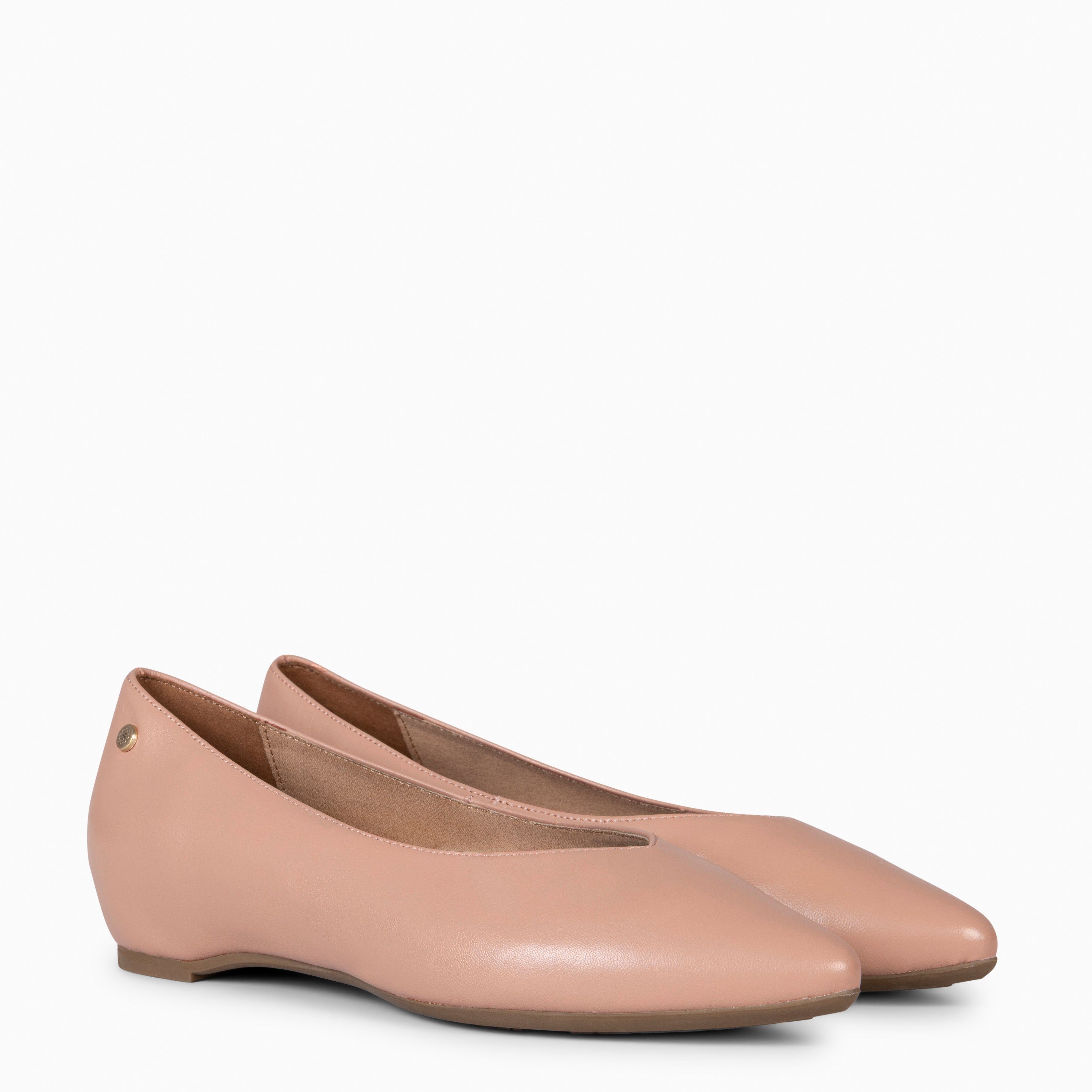 URBAN CUÑA - Zapatos con cuña interna NUDE - miMaO ®