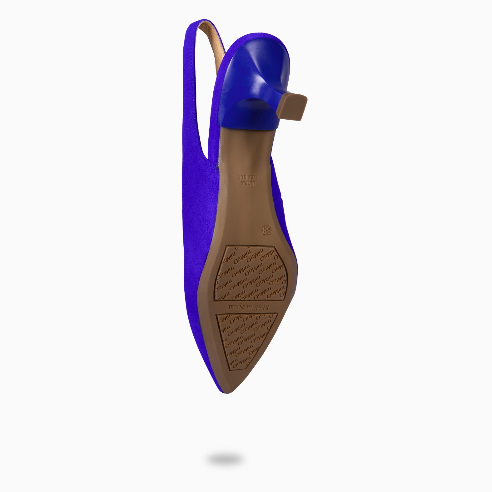 KITTEN DESTALONADO – Zapatos de Tacón acampanado AZUL ELECTRICO - miMaO ®
