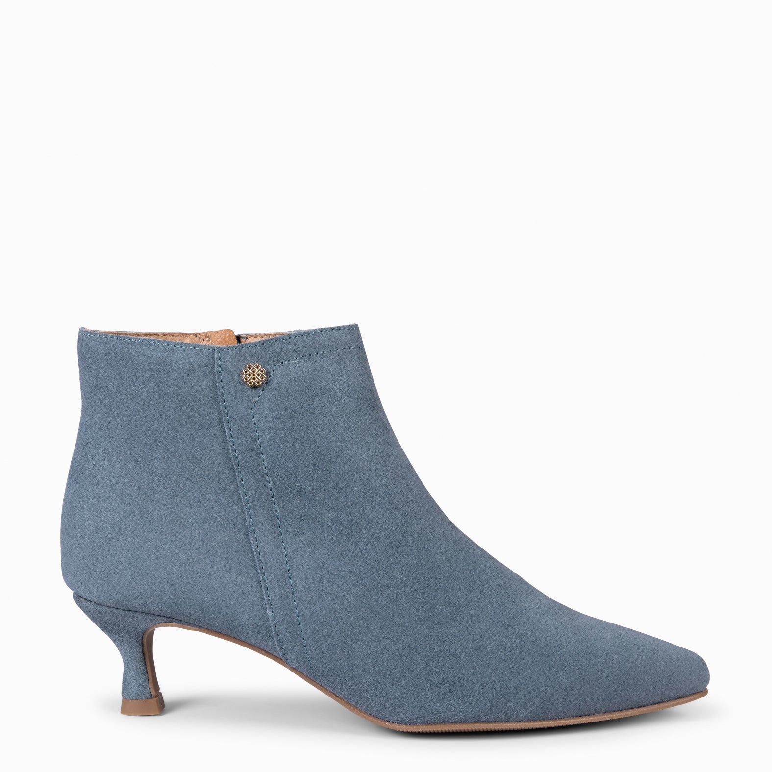 LORD – Botines tacón bajo AZUL - miMaO ®