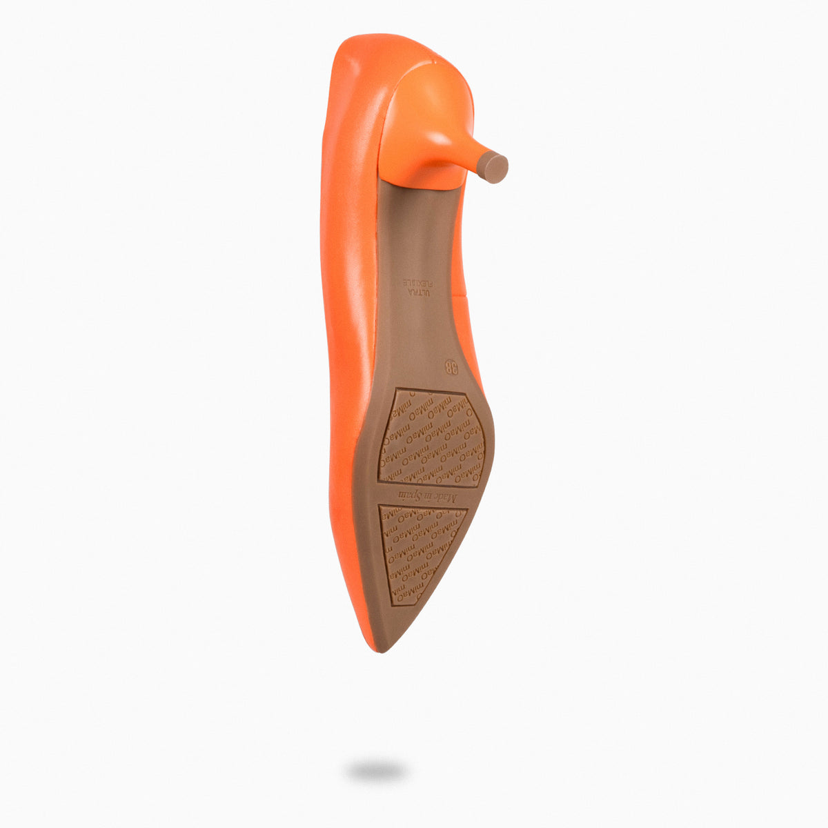 URBAN KITTEN - Zapatos con tacón de chupete de napa NARANJA