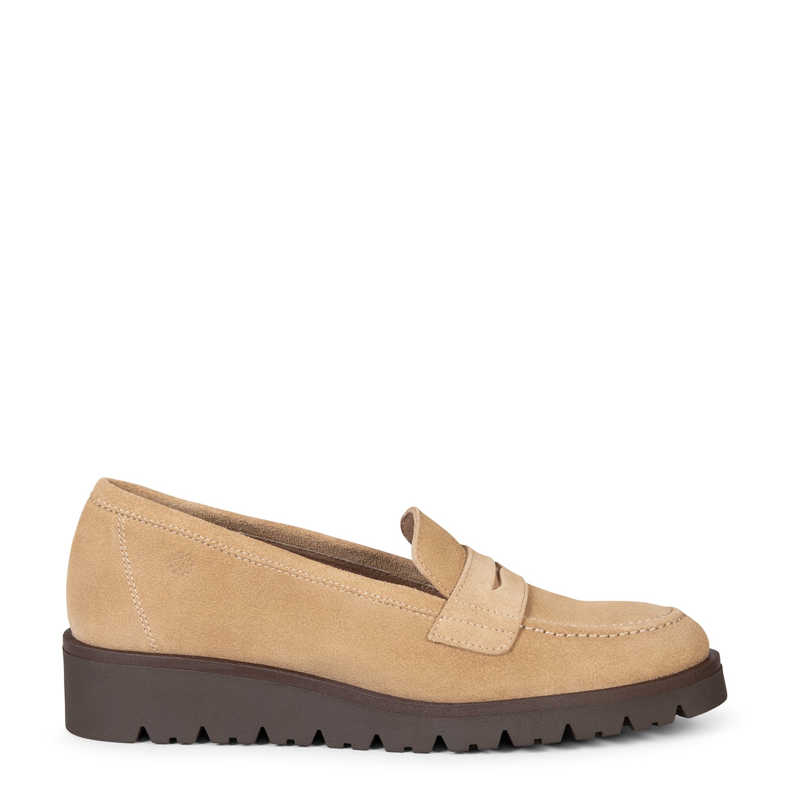 DAFNE - Mocasín con cuña BEIGE