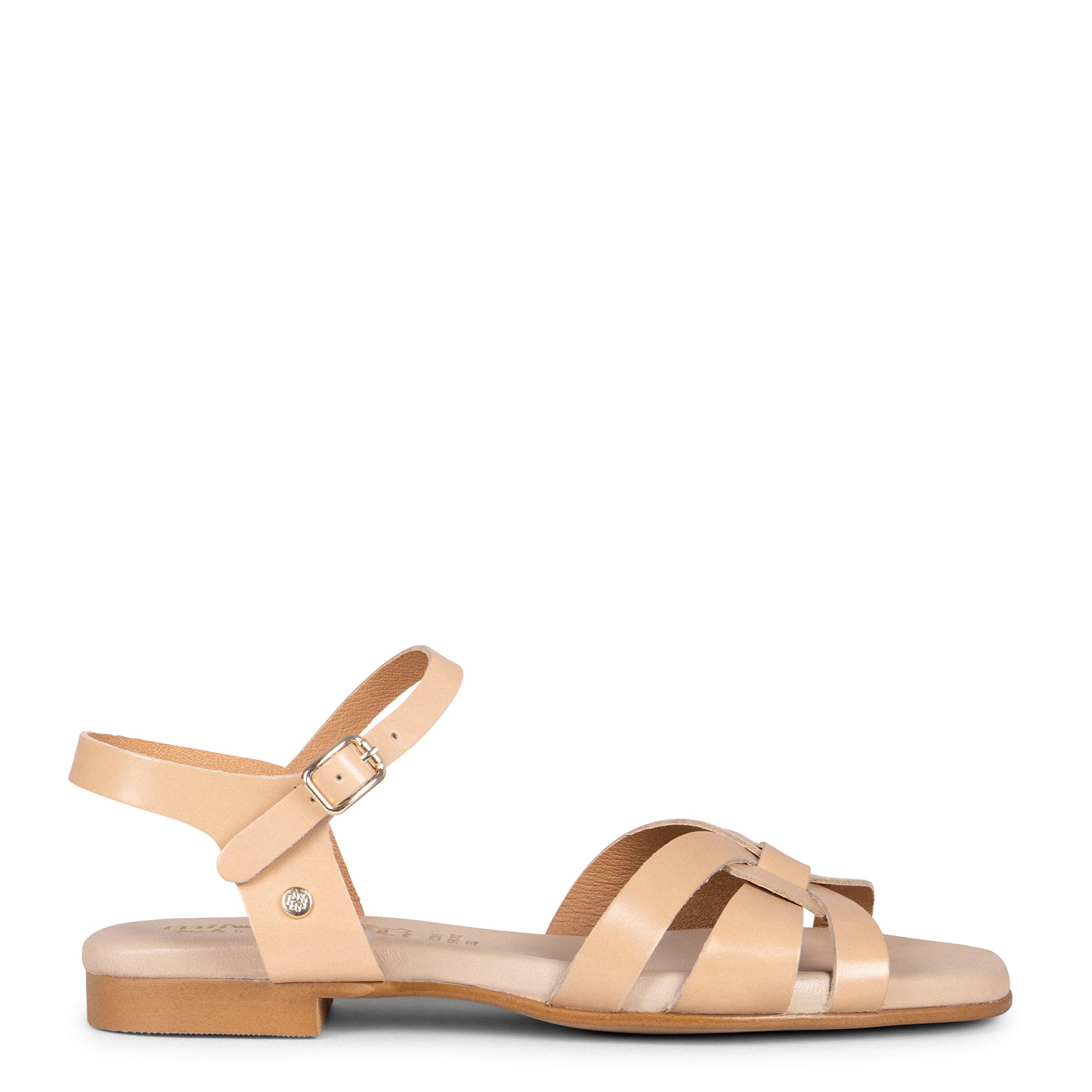 LIVIA - Sandalias planas elegantes BEIGE - miMaO ®