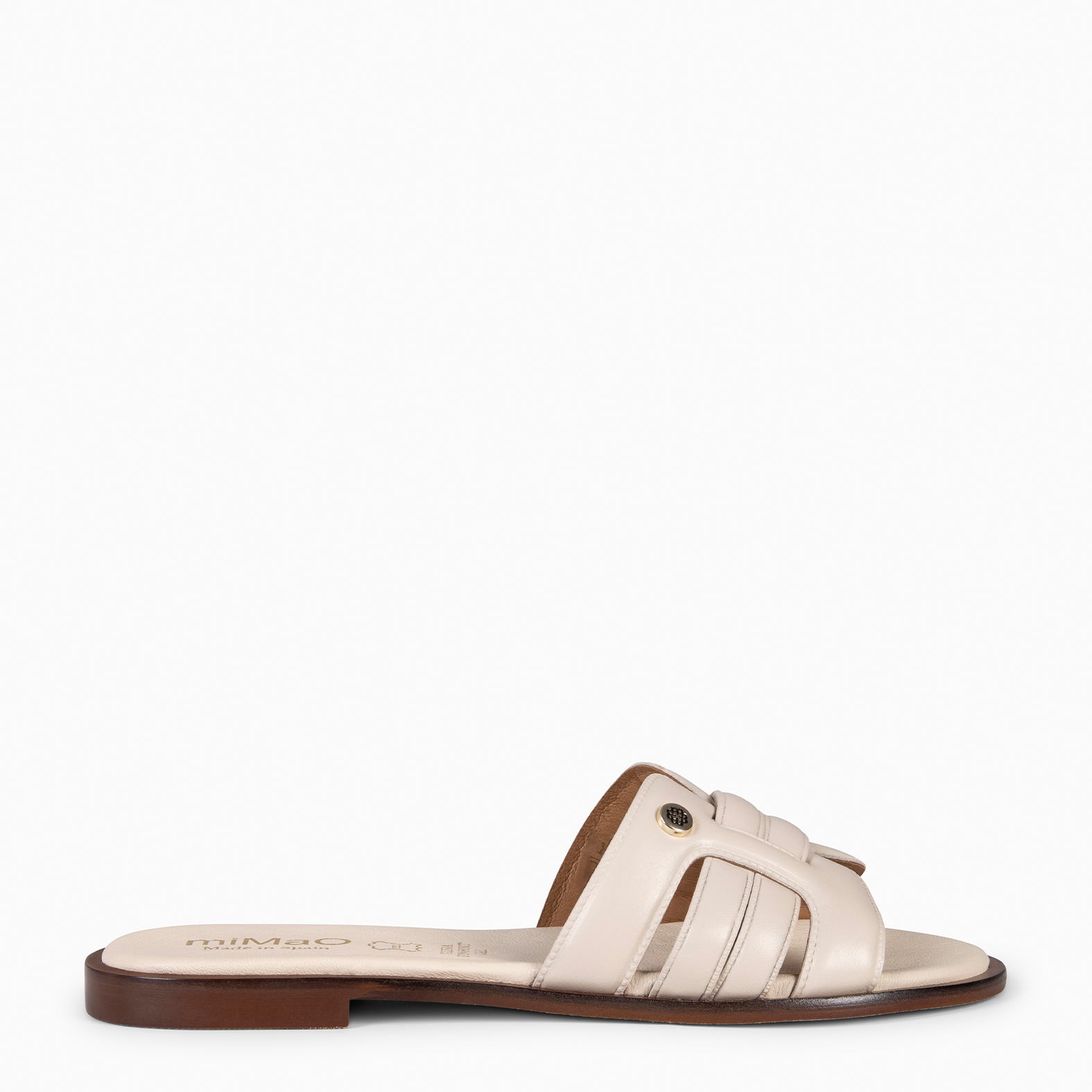 MENFIS - Sandalias elegantes de pala BEIGE - miMaO ®