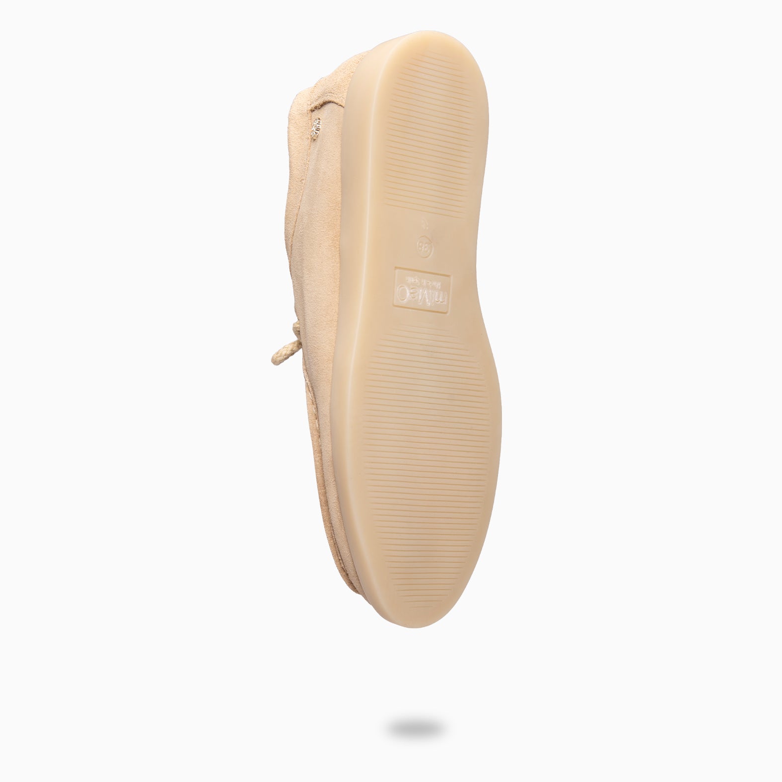 TUPI - BEIGE Suede leather loafers