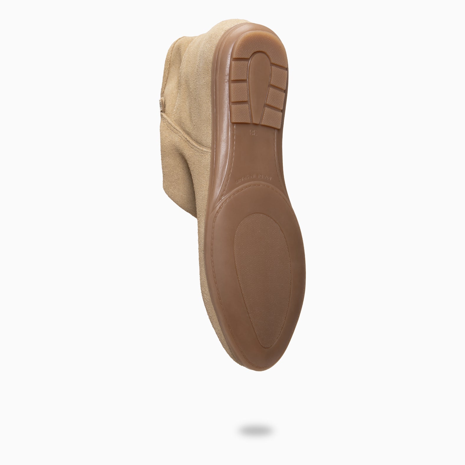 CHESS - Botines de ante con caña fruncida BEIGE - miMaO ®