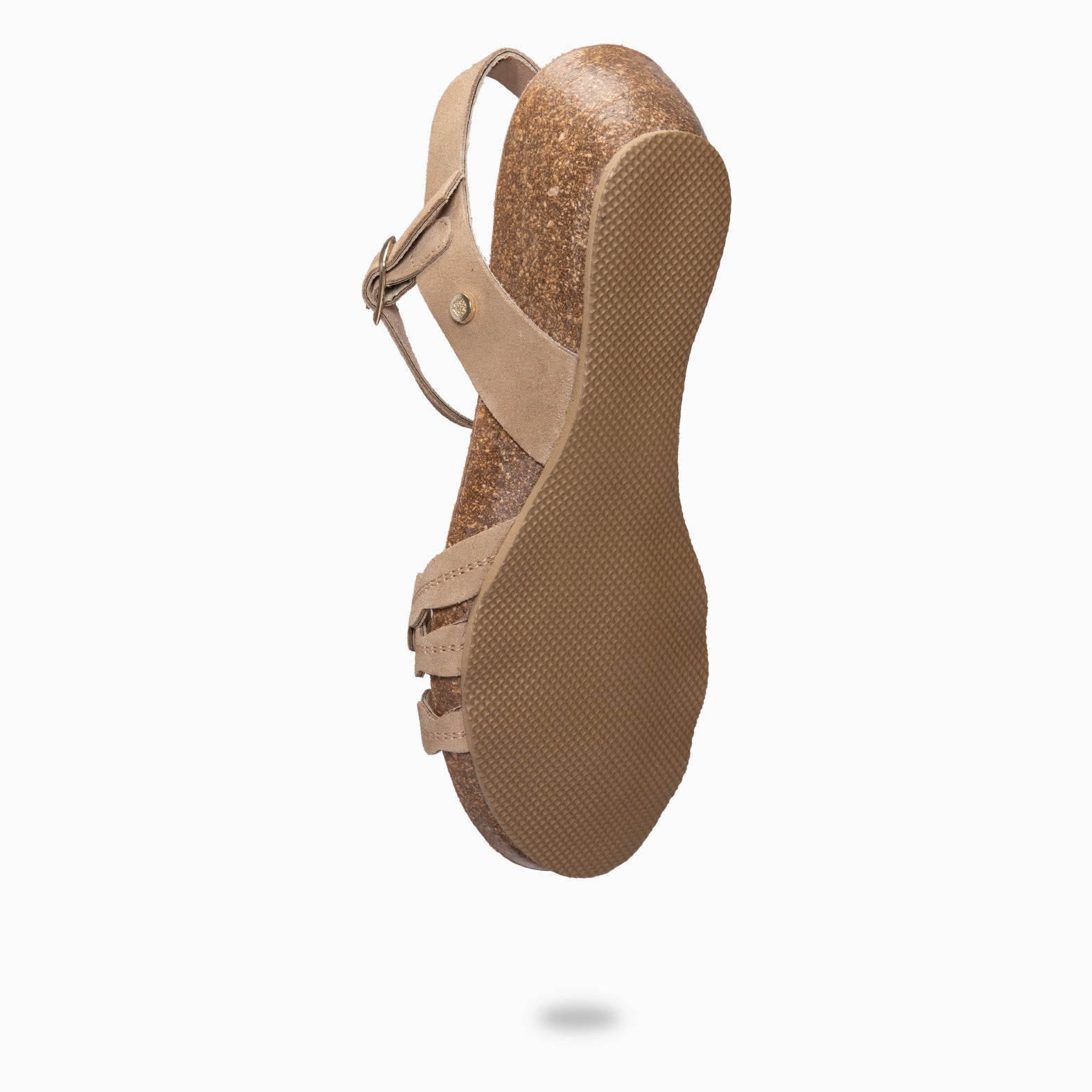 MALTA - SANDALIA BIO CON CUÑA BEIGE