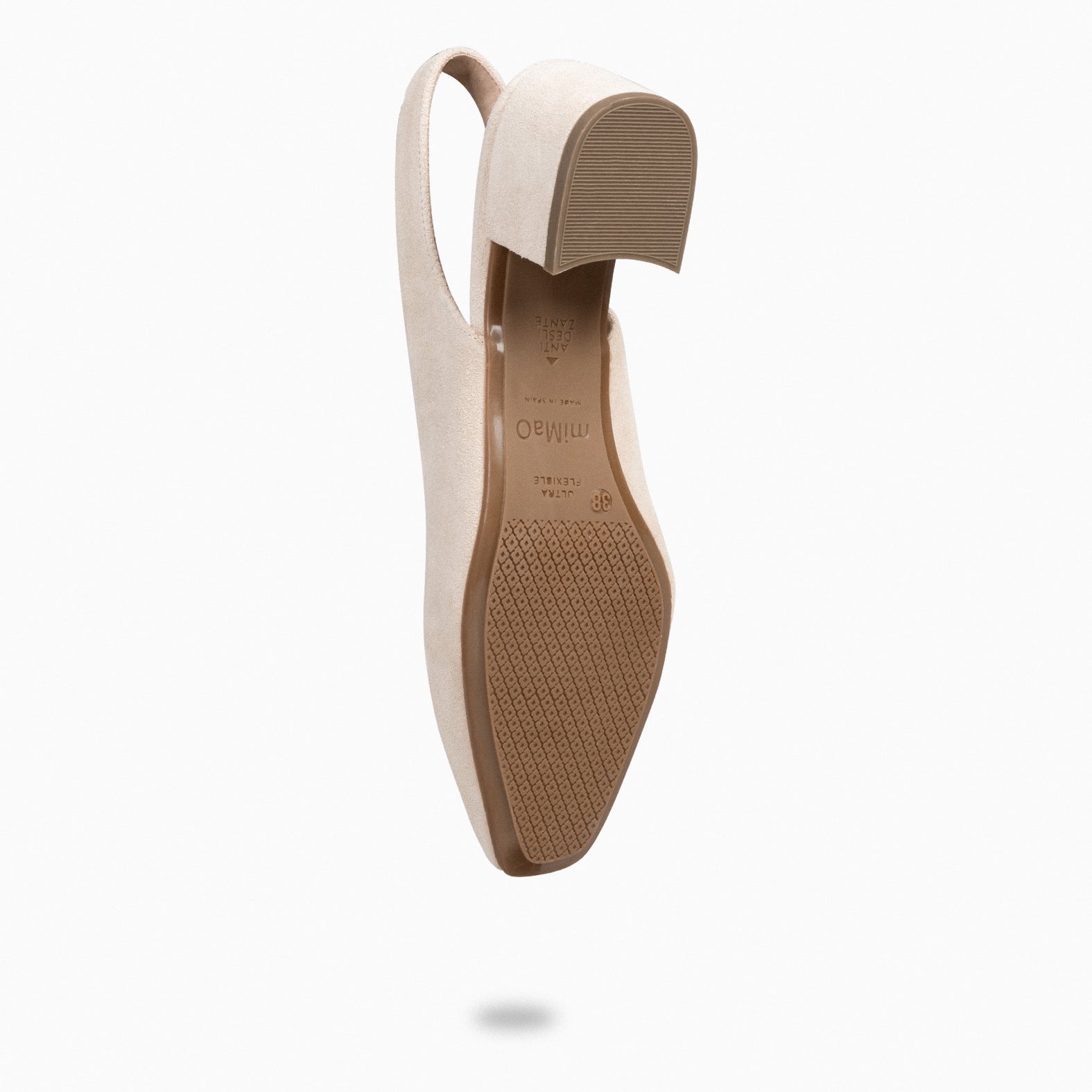 URBAN LADY – Zapatos de Tacón Destalonados BEIGE - miMaO ®