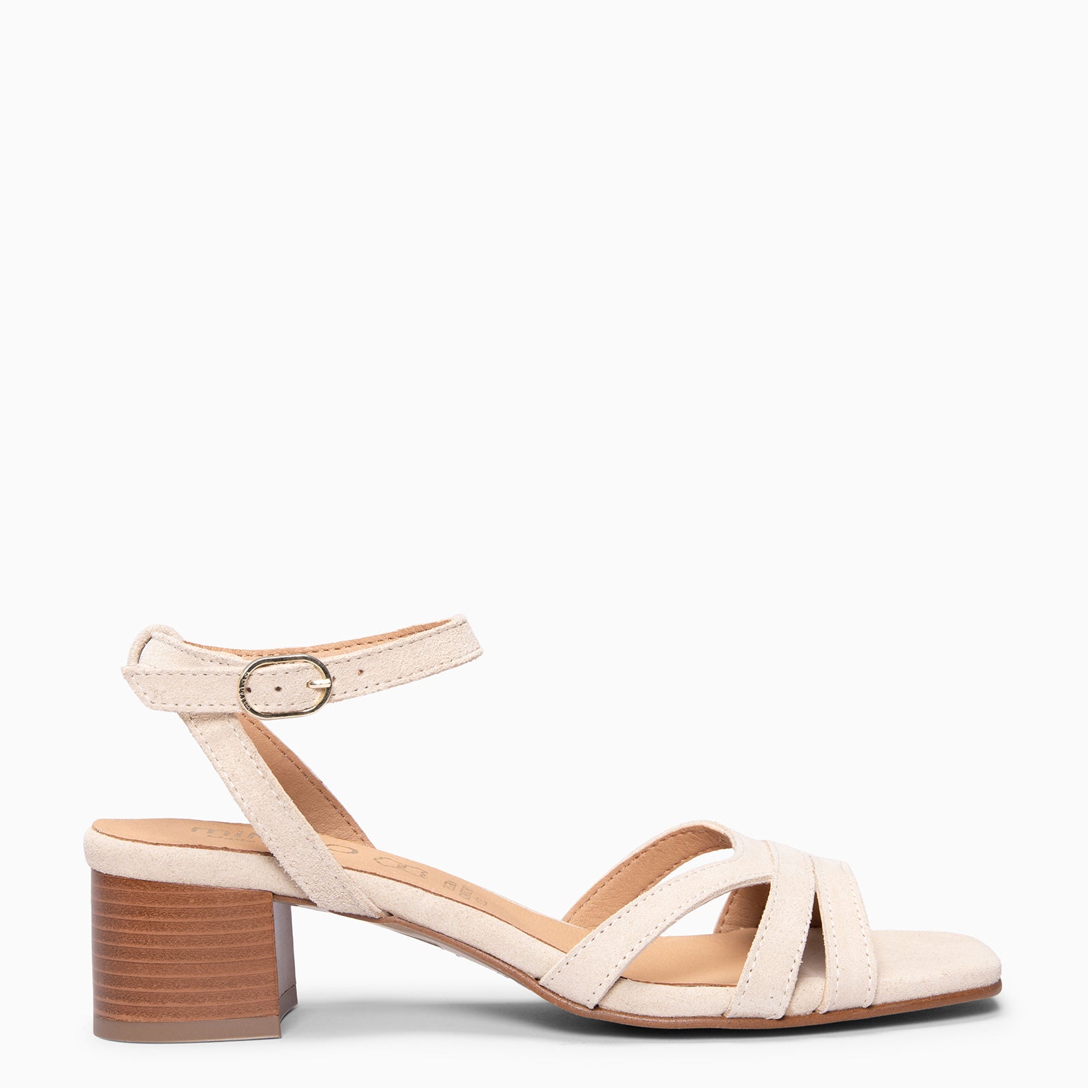 INDA - Sandalia de tacón BEIGE