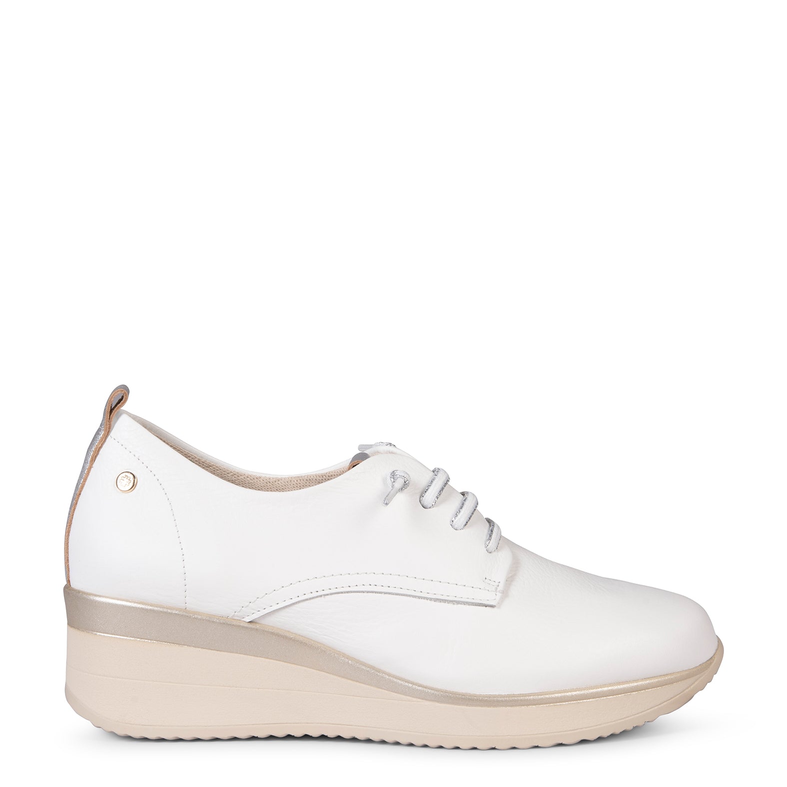 CASSEL - DEPORTIVA CON CUÑA BLANCO - miMaO ®