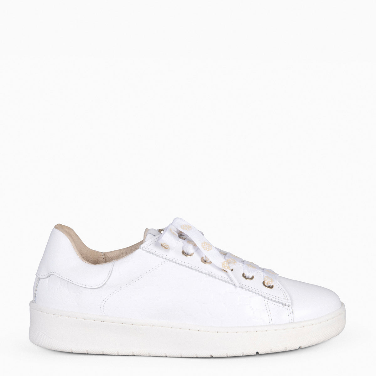 MARSEILLE - WHITE Sneakers with laces