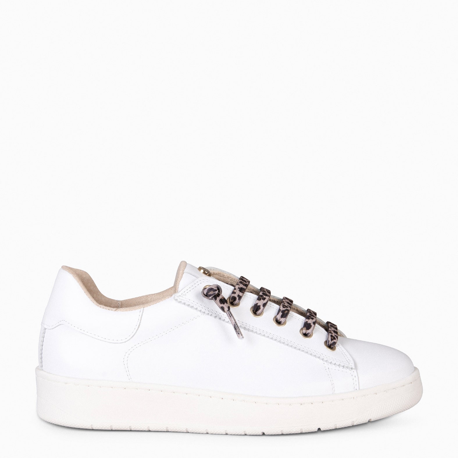 NANTES - Zapatillas Elegantes BLANCO LEOPARDO - miMaO ®