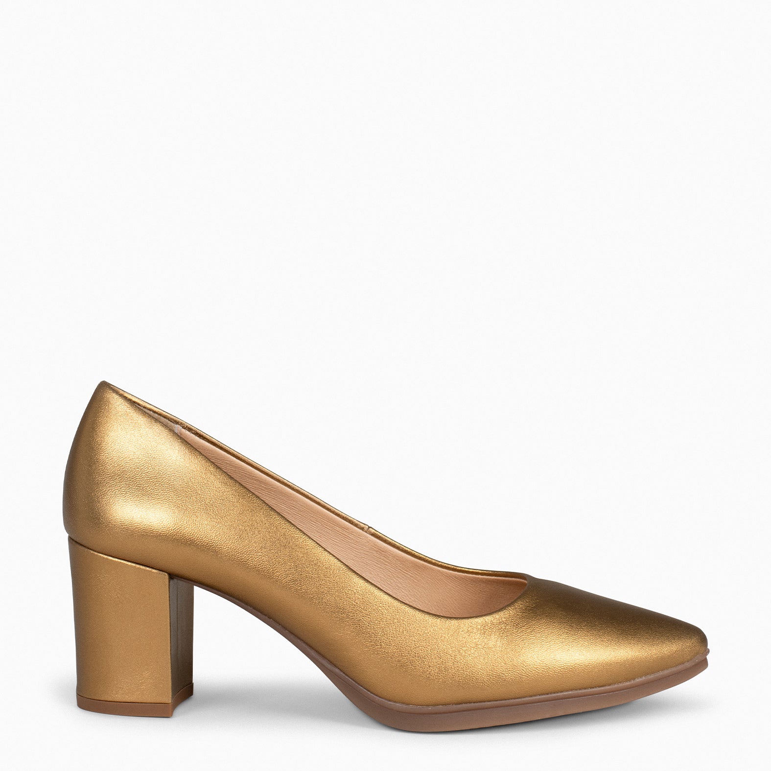 URBAN S SPLASH - Zapatos de tacón metalizados BRONCE - miMaO ®
