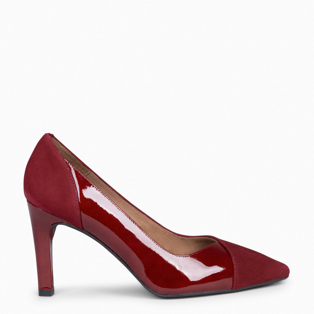 URBAN GLAM – BURGUNDY elegant high heels