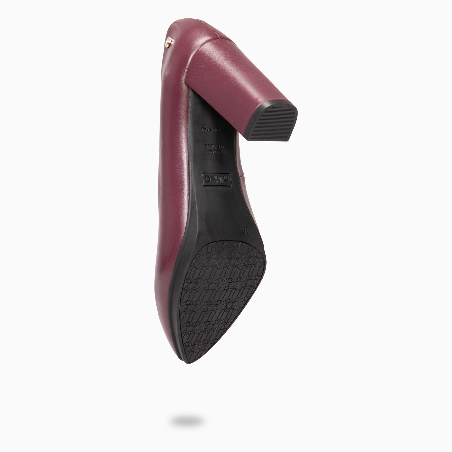 URBAN SALÓN - Zapatos de tacón alto de napa en BURDEOS - miMaO ®
