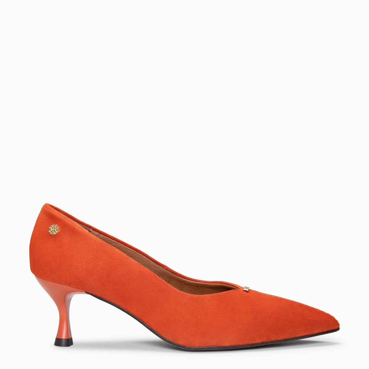 BERTA - Zapatos de tacón kitten CALABAZA