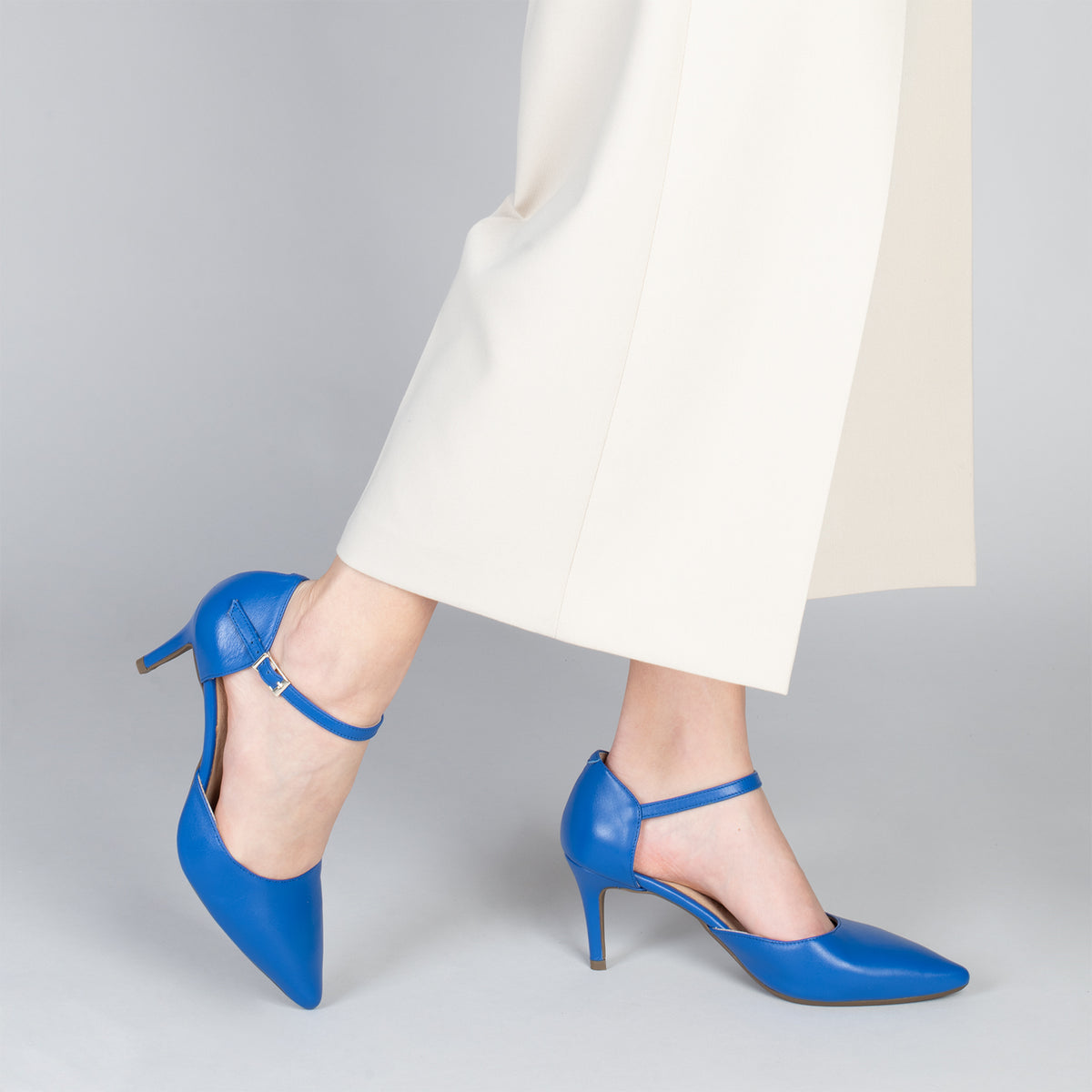 DONNA - Zapatos de fiesta cómodos con tacón AZUL