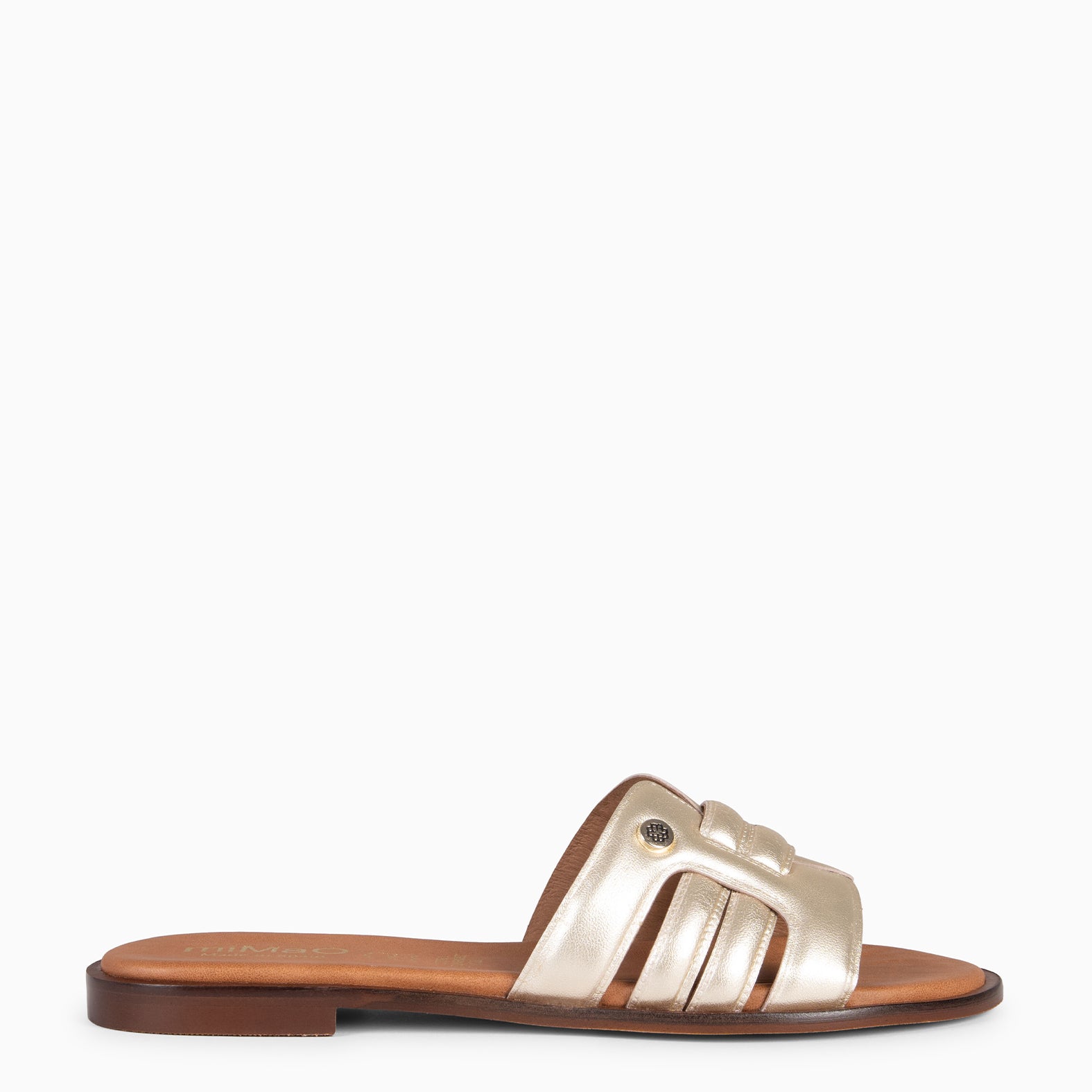 MENFIS - Sandalias elegantes de pala PLATINO - miMaO ®