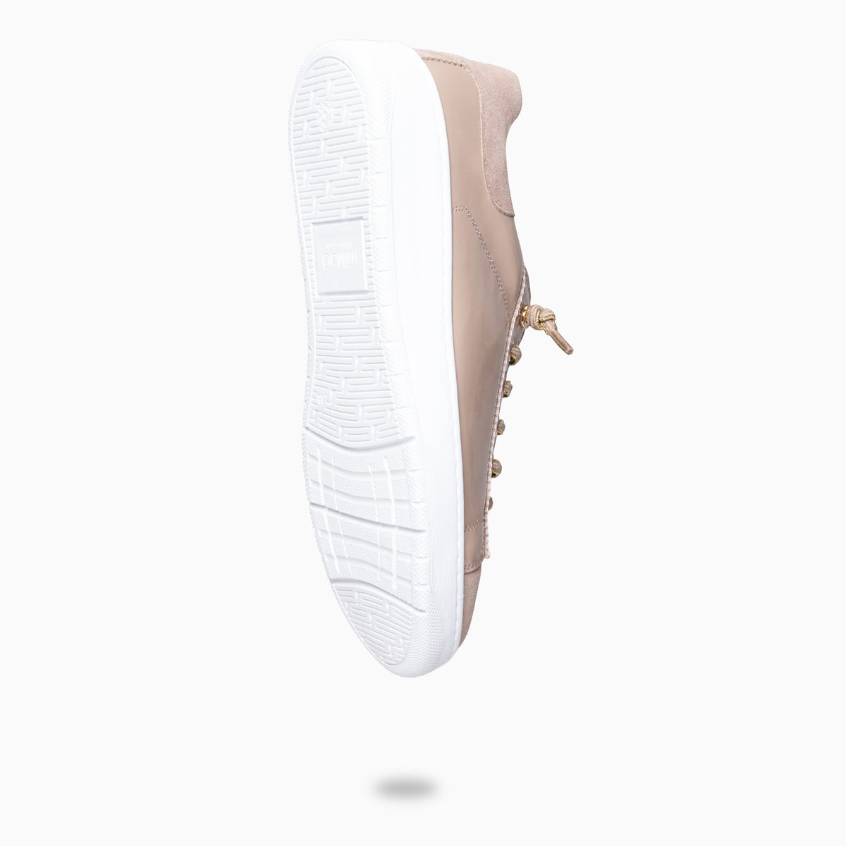 NANTES - Zapatillas de piel CHAROL NUDE