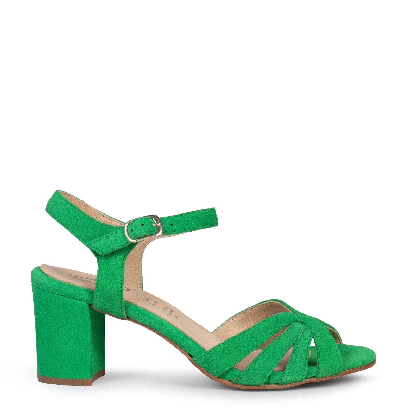 MUSA – Sandalias de Tacón ancho VERDE - miMaO ®