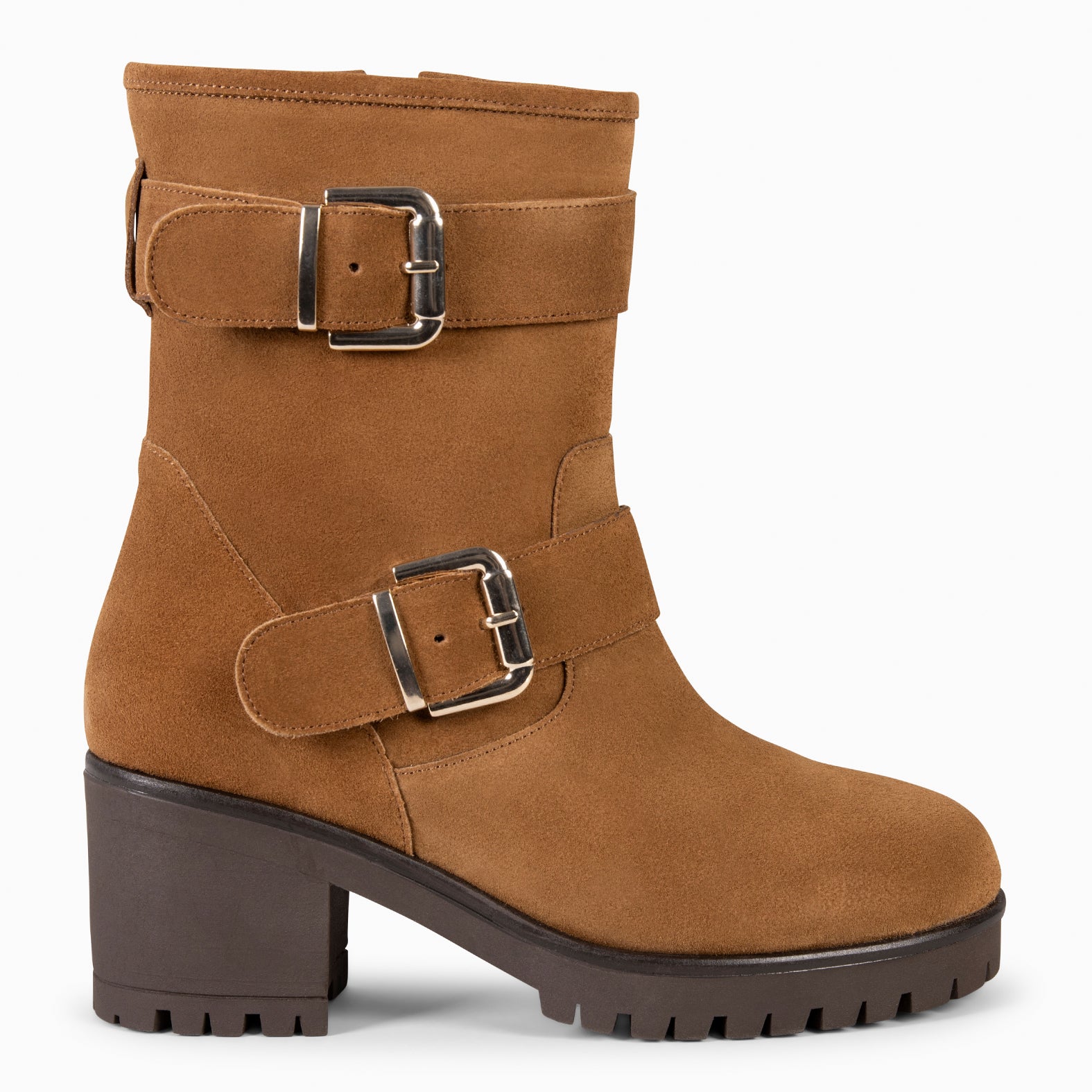 JANET – Botas biker de mujer CAMEL - miMaO ®