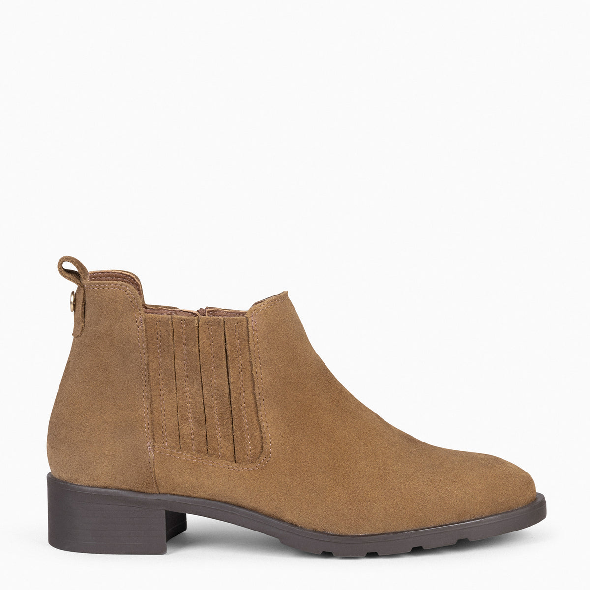 OHIO – CAMEL Women low heel booties