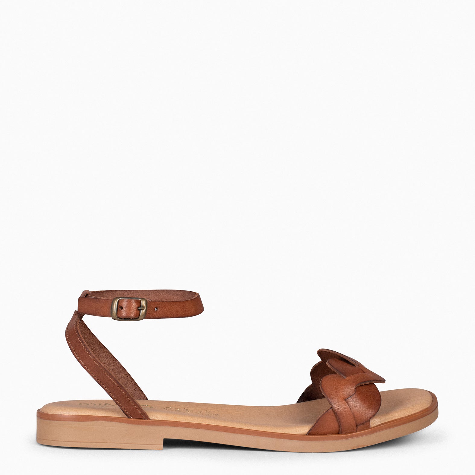 ARECA - Sandalias Planas Mujer CUERO