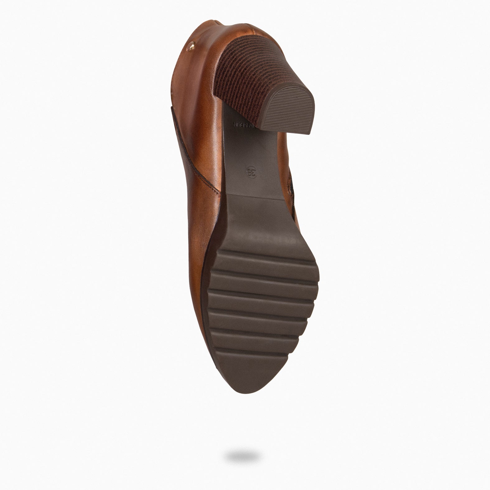 CLASSIC - Botines de mujer con tacón en CAMEL - miMaO ®