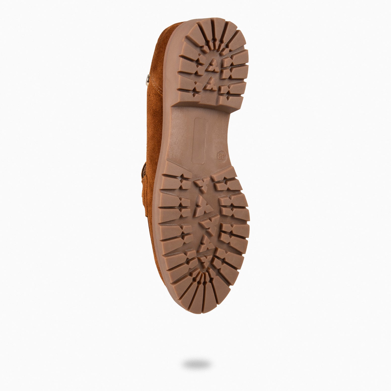 TREVILLA - Mocasín con aplique metálico CAMEL - miMaO ®