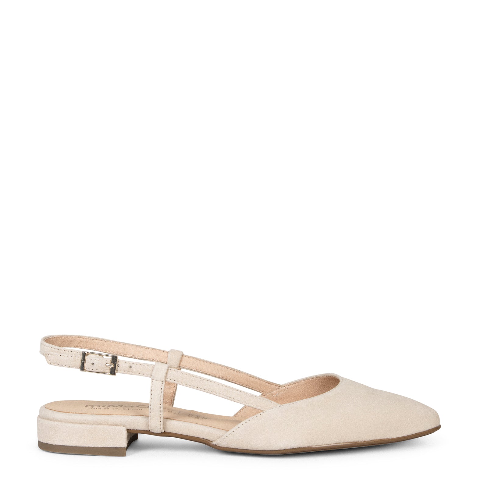 BRUNCH – Zapatos Planos Destalonados BEIGE - miMaO ®
