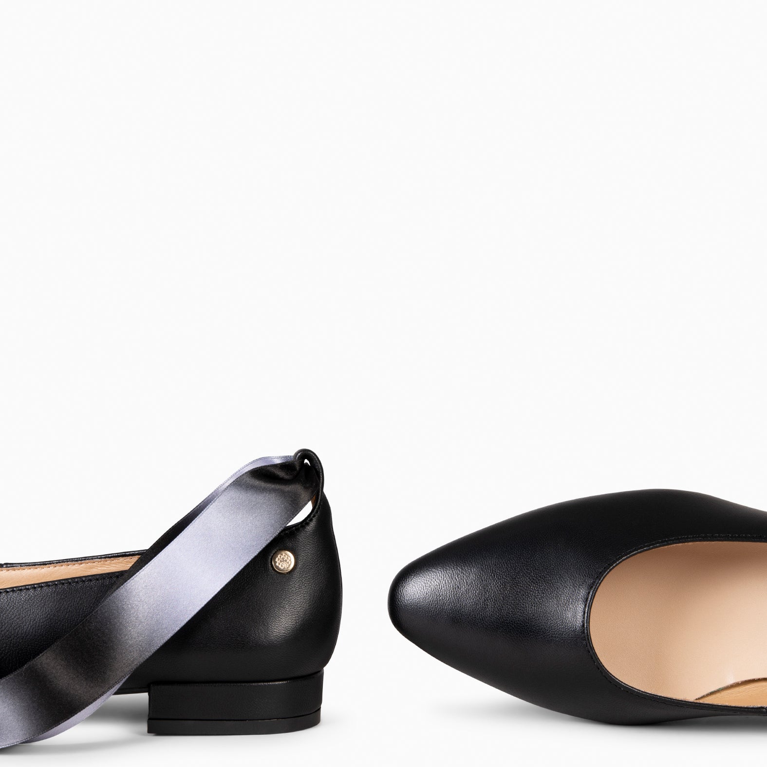AURORA – Merceditas elegantes con lazo NEGRO - miMaO ®