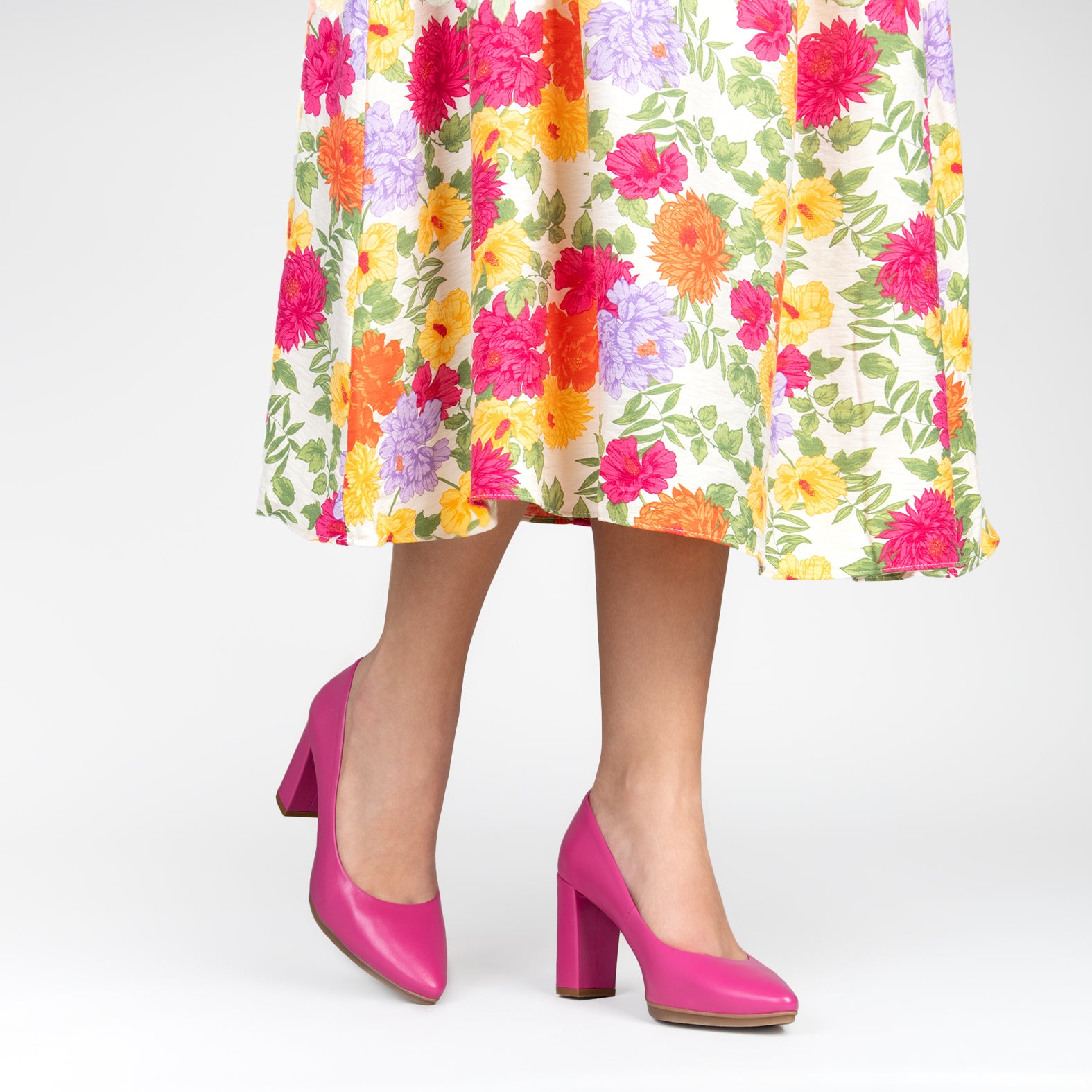 URBAN SALON - Zapatos de tacón alto en napa FUCSIA - miMaO ®