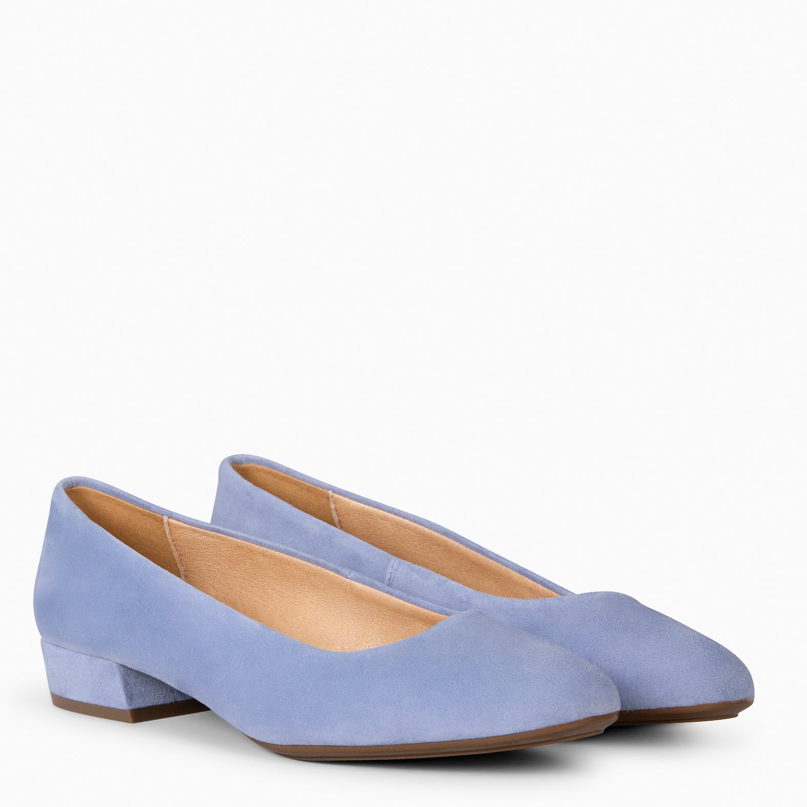 URBAN XS - Zapatos de tacón bajo de ante AZUL - miMaO ®