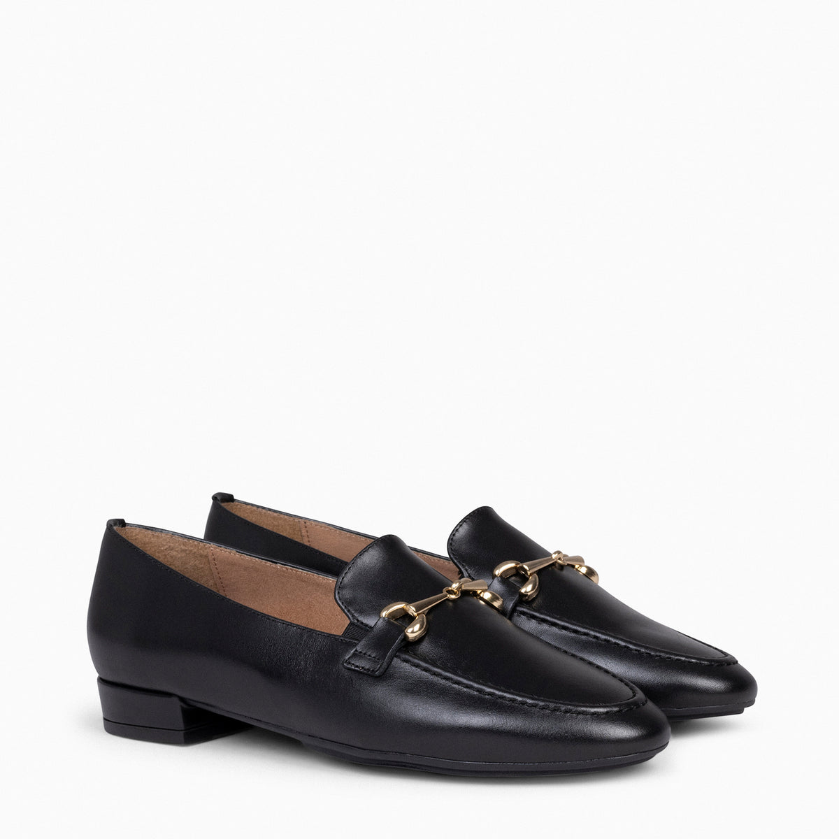 STYLE - Mocasines con detalle metalizado NEGRO - miMaO ®