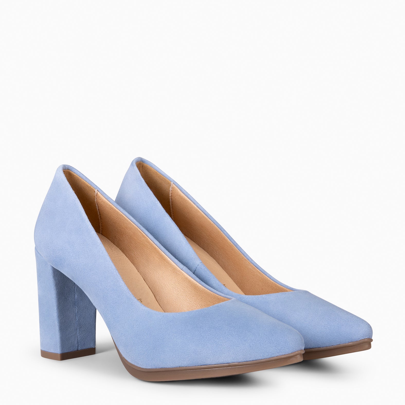URBAN – Zapatos de tacón alto de ante JEANS - miMaO ®