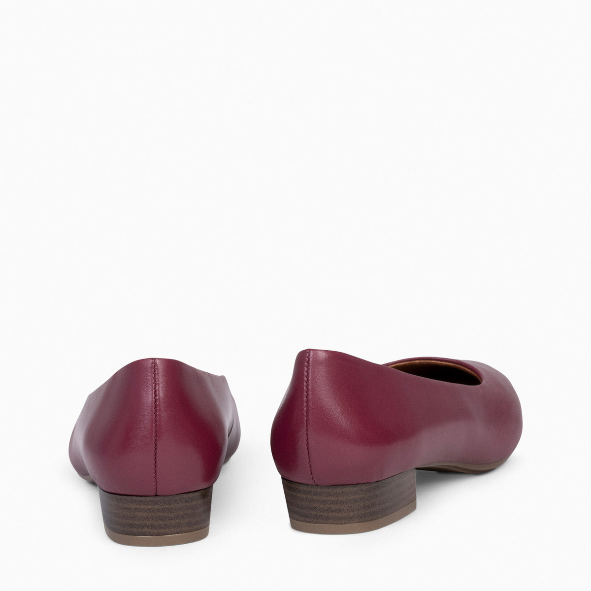 URBAN XS - Zapatos de tacón bajo de napa GRANATE