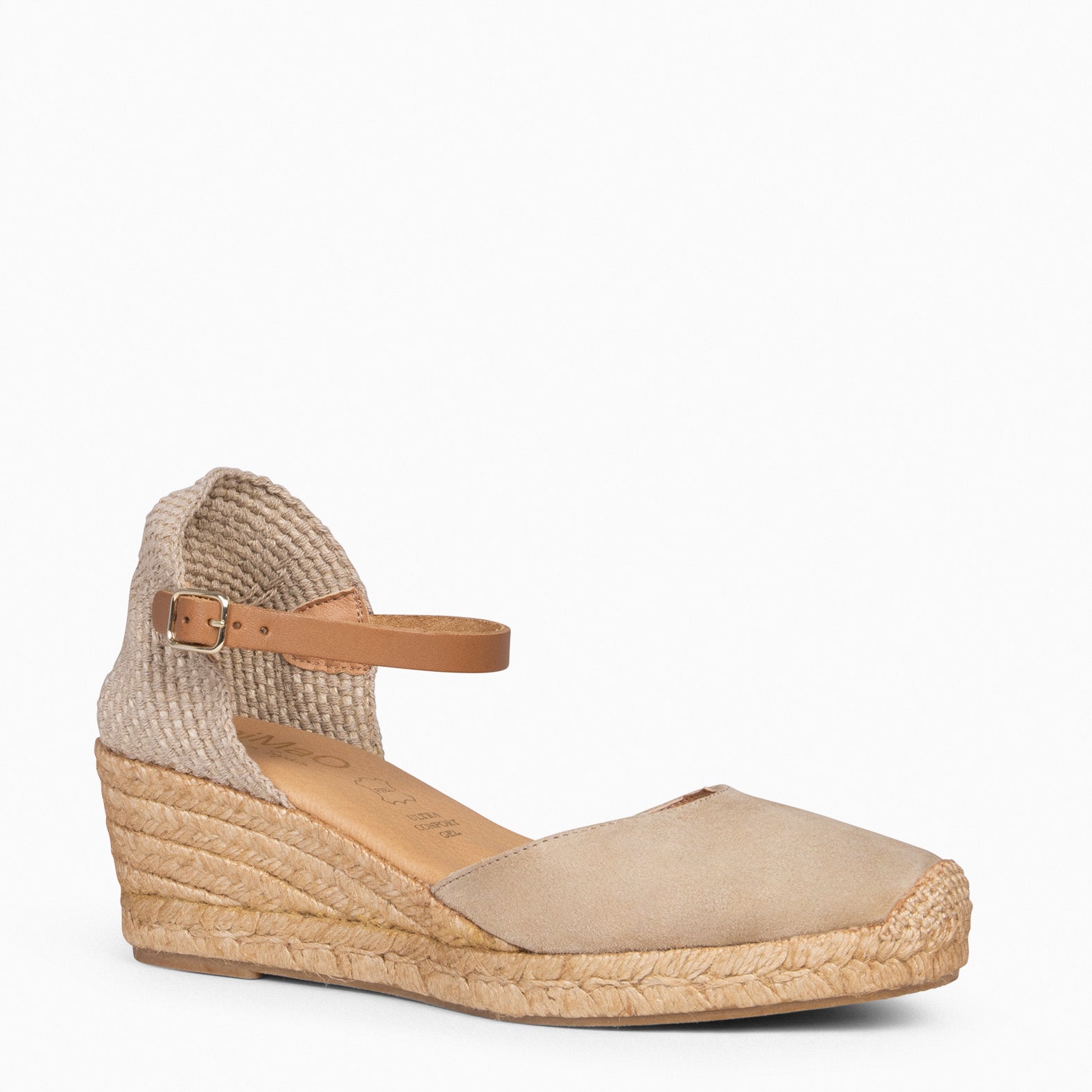 ALTEA - Cuñas de esparto bajas CAMEL - miMaO ®