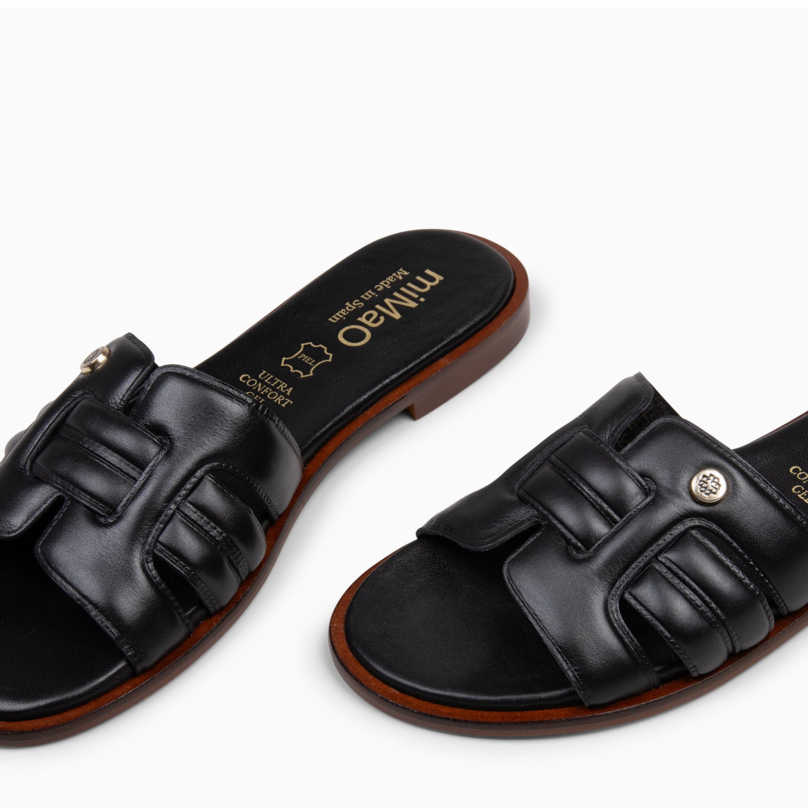 MENFIS - Sandálias ELEGANTES DE tiras PRETO