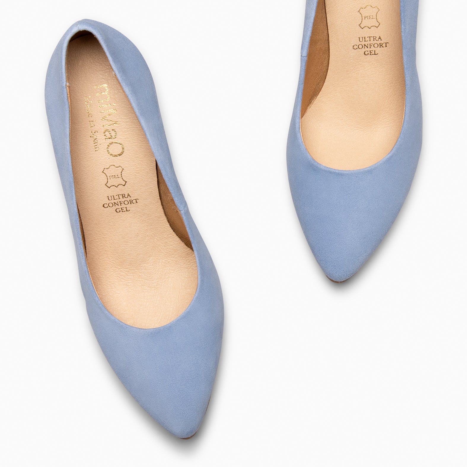 URBAN – Zapatos de tacón alto de ante JEANS - miMaO ®