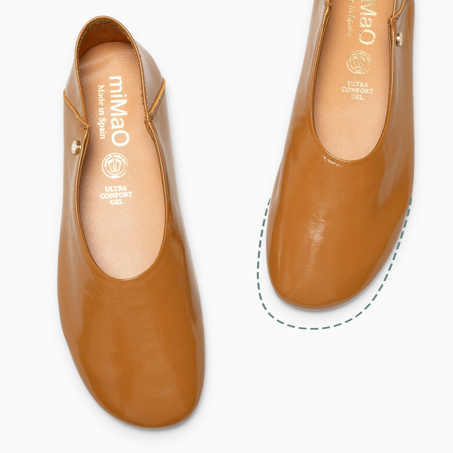 NANUK - BAILARINA PLANA BARESOFT CAMEL - miMaO ®