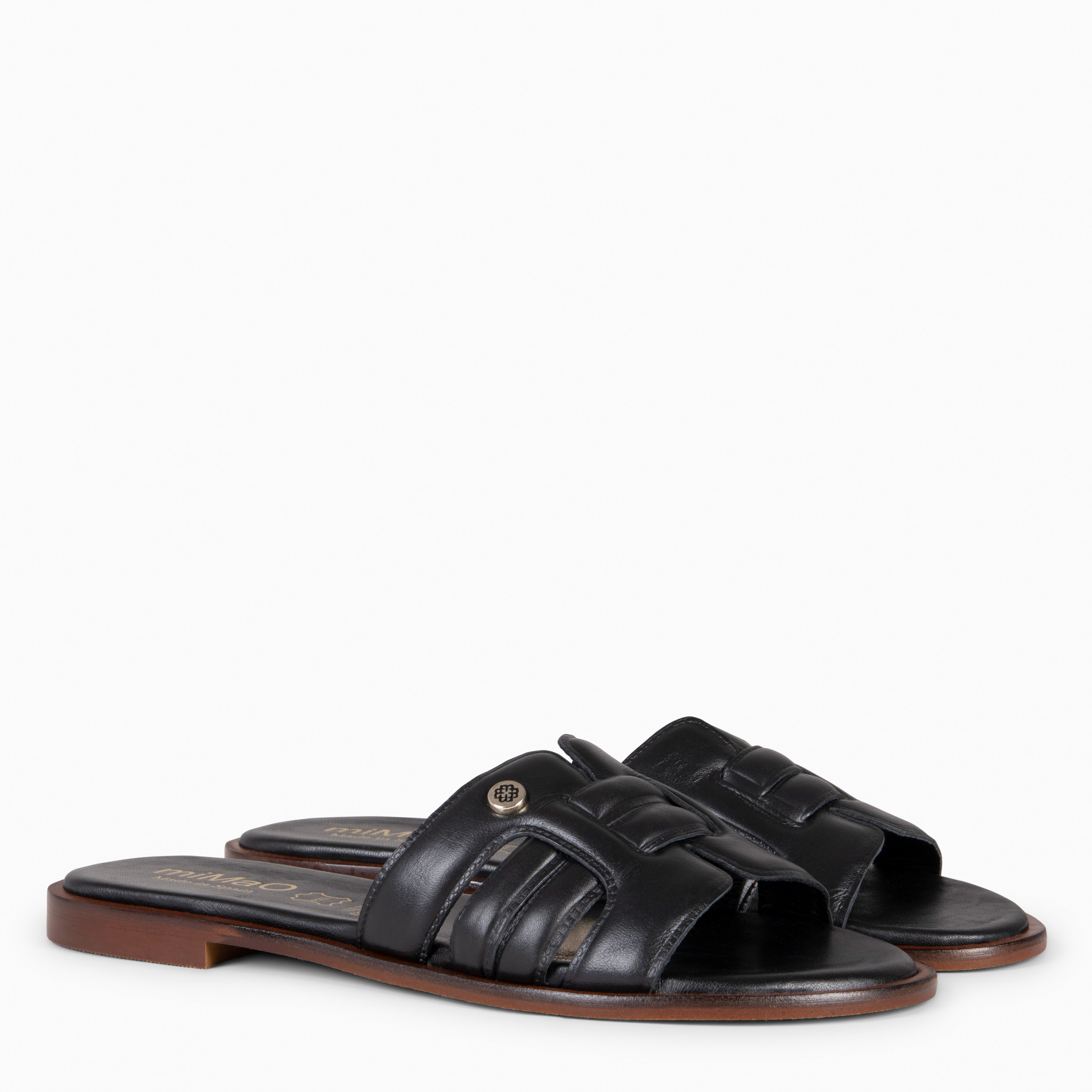 MENFIS - Sandálias ELEGANTES DE tiras PRETO