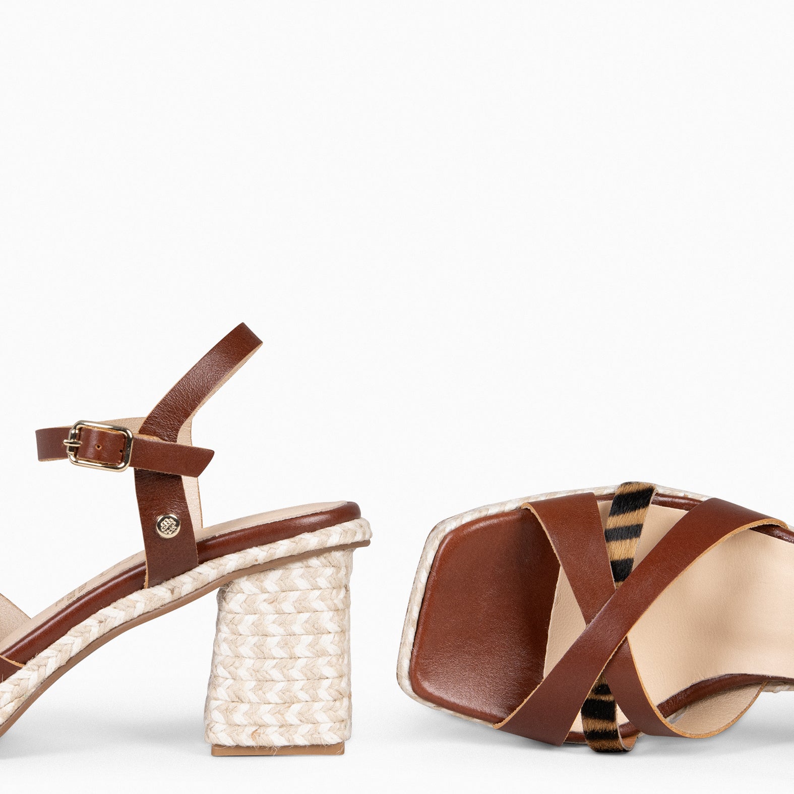 ANNA - ANIMAL PRINT WOMEN CASUAL SANDAL
