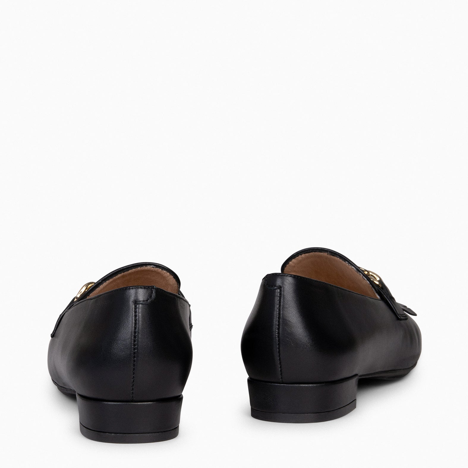 CHAIN - Mocasines elegantes de mujer NEGRO