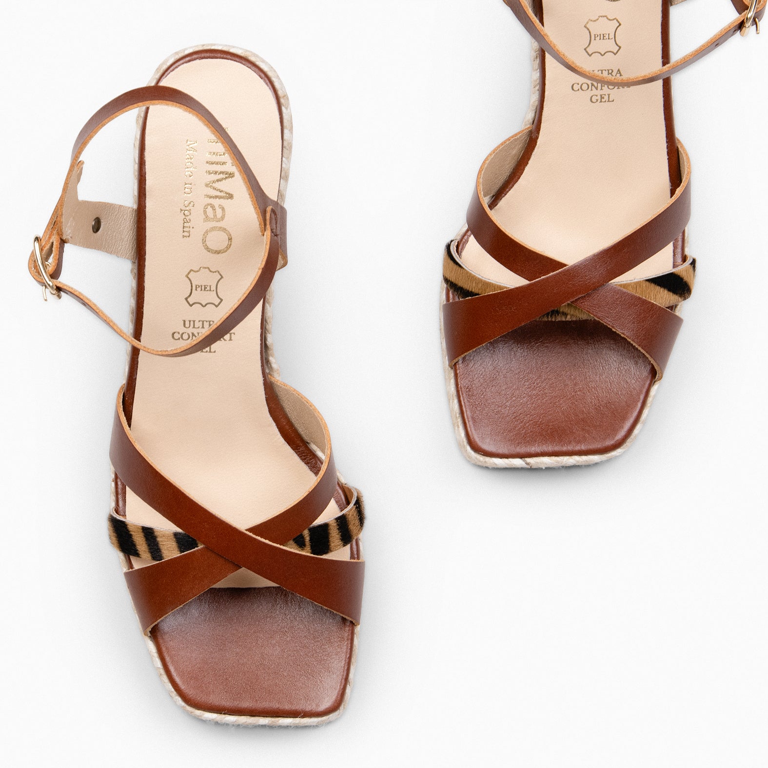 ANNA - ANIMAL PRINT WOMEN CASUAL SANDAL