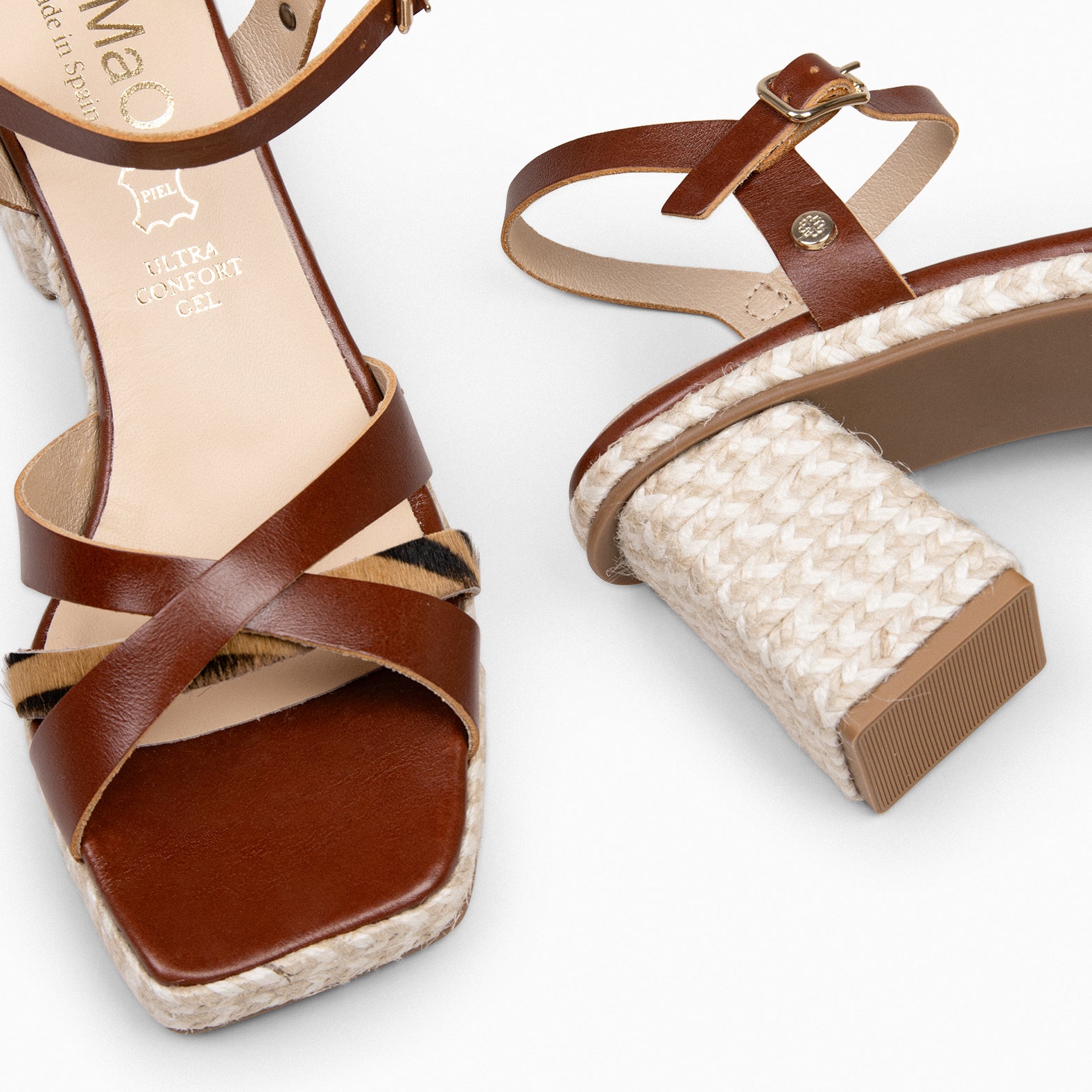 ANNA - ANIMAL PRINT WOMEN CASUAL SANDAL